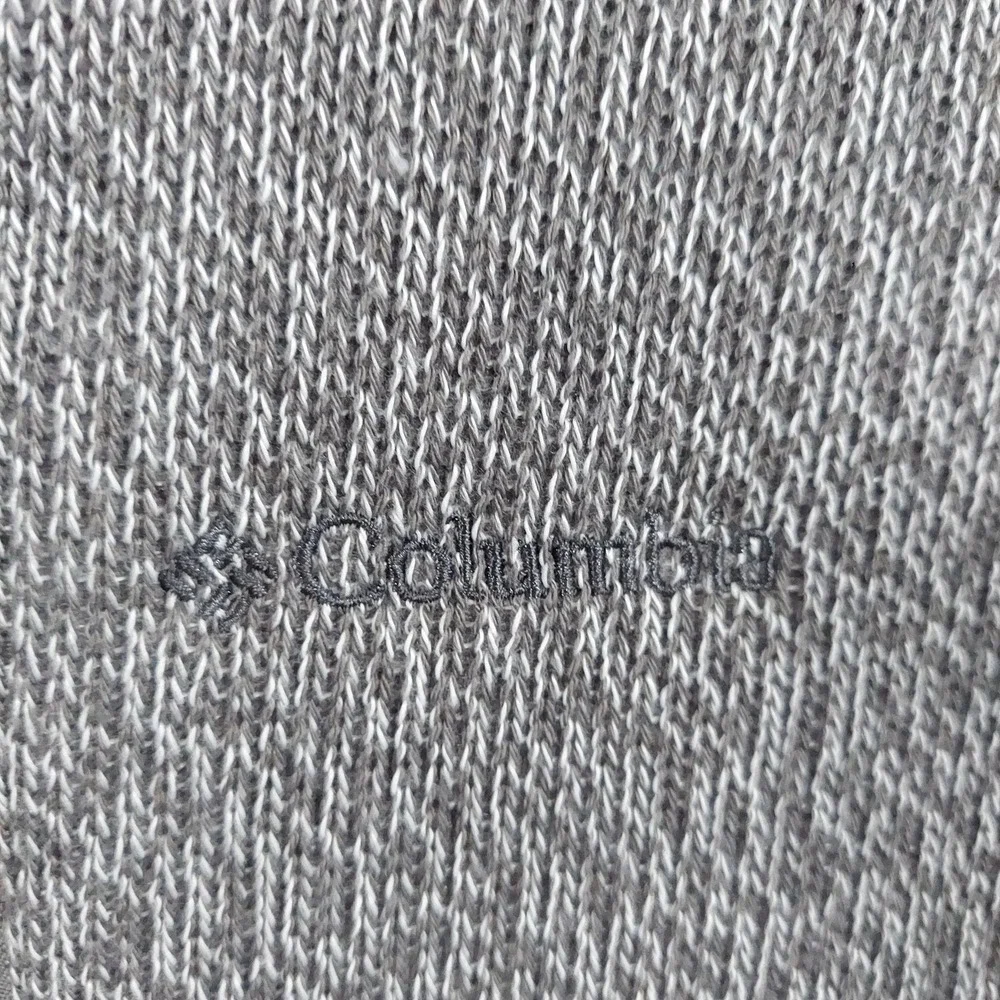 Columbia Jacket Mens Large Gray Fleece Full Zip University Of Penn Omni-Wick